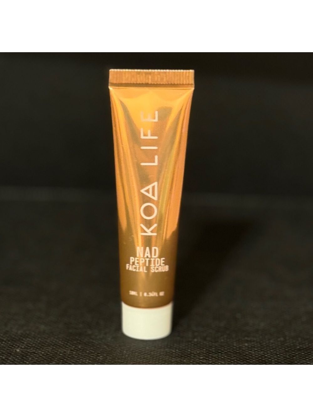 Koa Life NAD Peptide Facial Scrub Exfoliate Brighten Glow